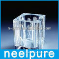 Square clear k9 small crystal flower vase